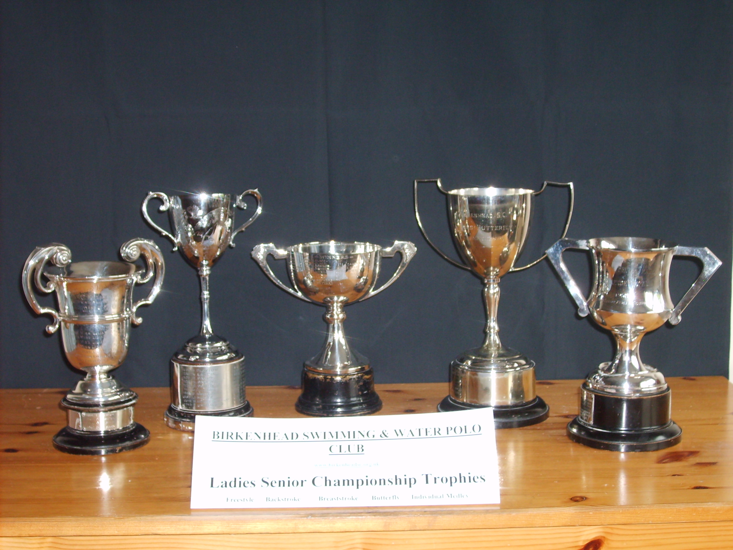 Ladies Senior Championship Trophies